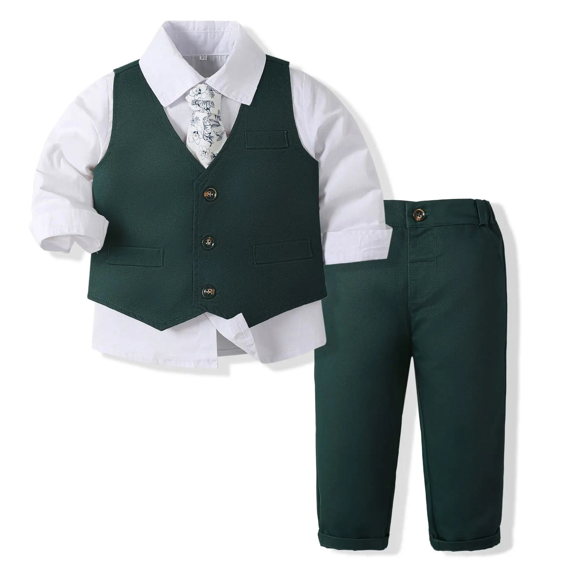Boys' Ring Bearer Tuxedo Vest Set - Kindle Kids ABC - view 9
