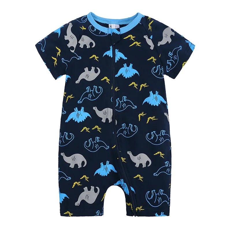 Baby Bamboo Cotton Short-Sleeve Romper - Kindle Kids ABC - view 17
