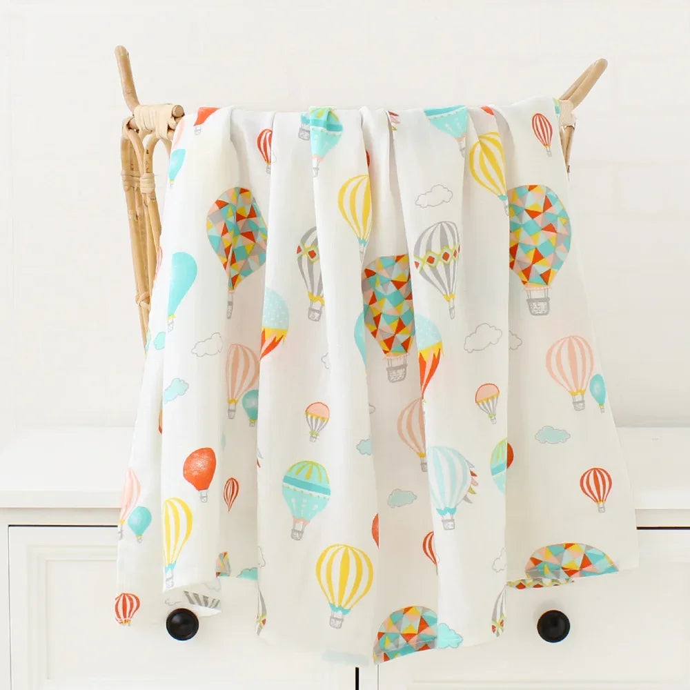 Bamboo Cotton Muslin Baby Blanket - Kindle Kids ABC - view 6