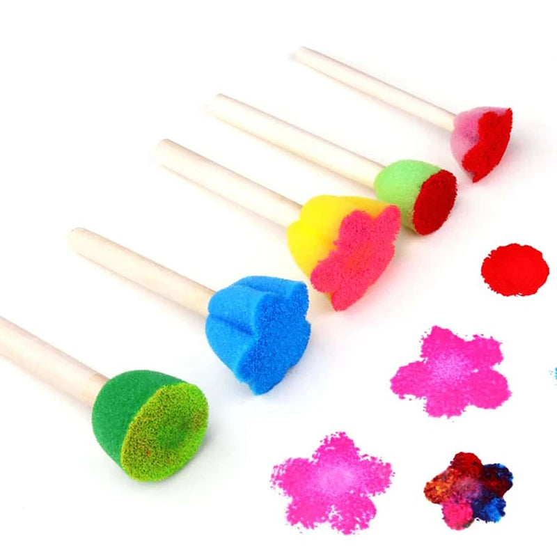 Kids' DIY Sponge Brush Art Set - Kindle Kids ABC - view 2