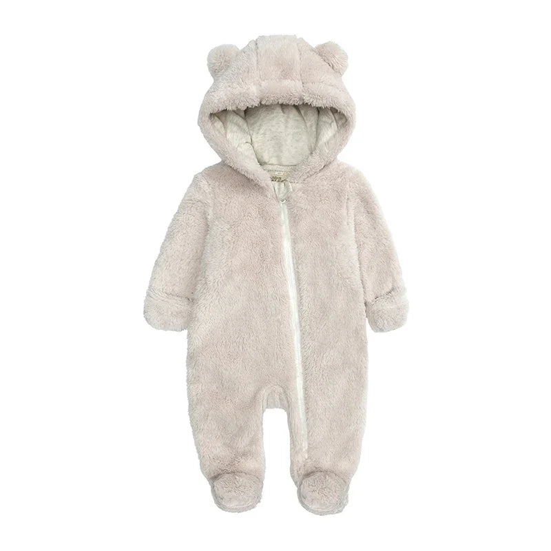 Fleece Hooded Bear Romper - Kindle Kids ABC - view 4