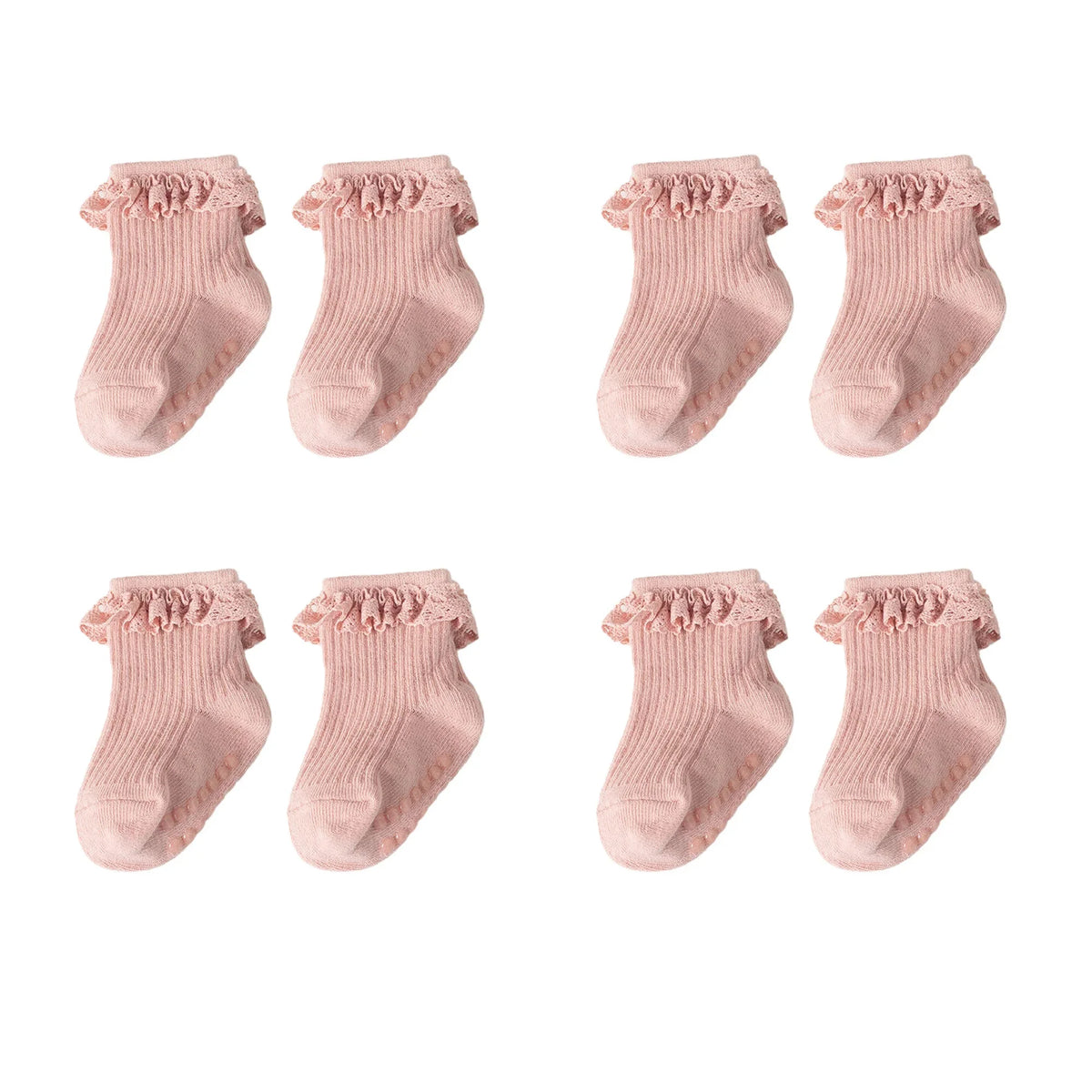 Cotton Lace Toddler Girl Socks - Kindle Kids ABC - view 4