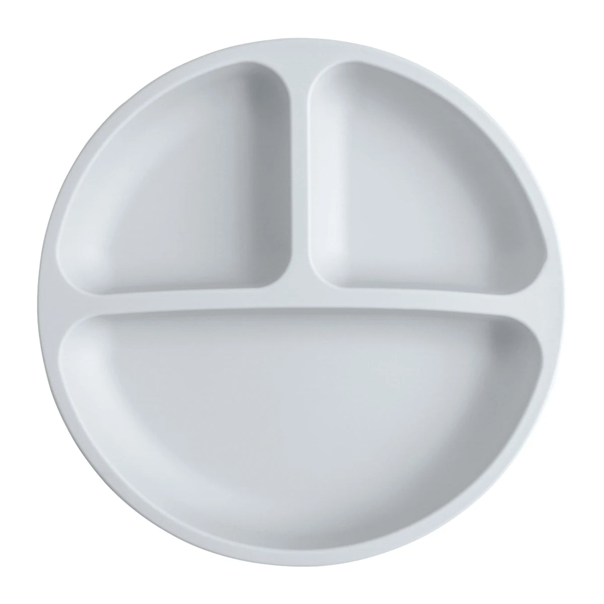 Baby silicone suction plate spill-proof divided feeding dish