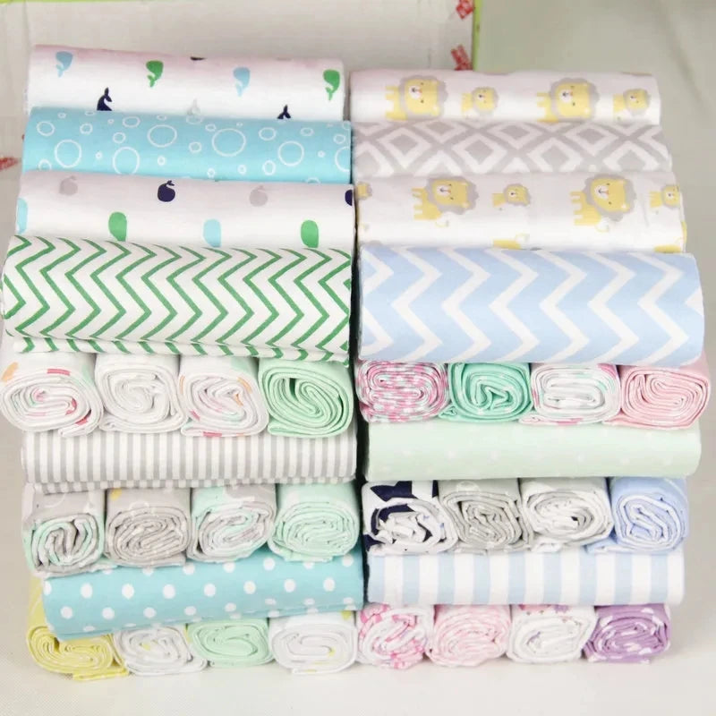 Cotton Muslin & Flannel Baby Swaddle - Kindle Kids ABC
