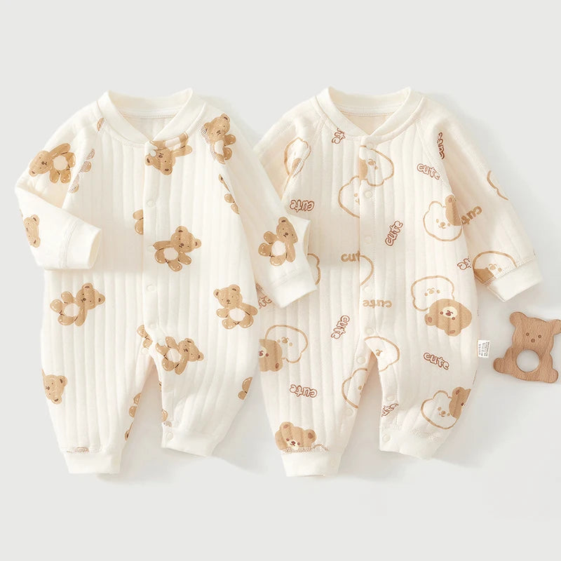 Cute Bear Cotton Romper - Kindle Kids ABC