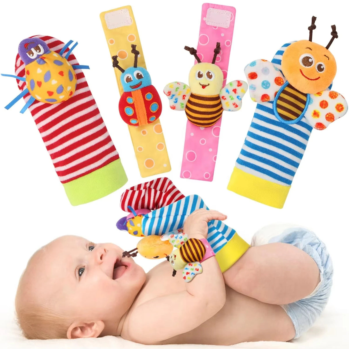 baby-wrist-rattles-socks-sensory-discovery-kindlekidsabc