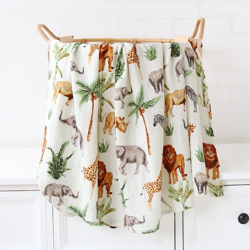 Cotton Muslin Baby Wrap Blanket - Kindle Kids ABC - view 23