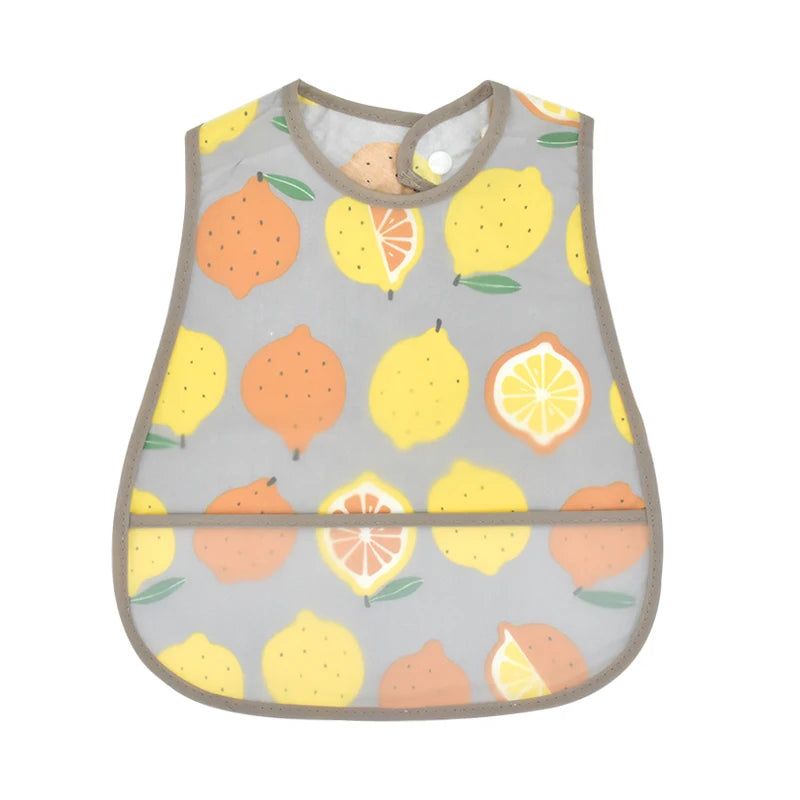 Waterproof Baby Feeding Bib EVA Pocket Bib Ages 6M-4Y - photo 13