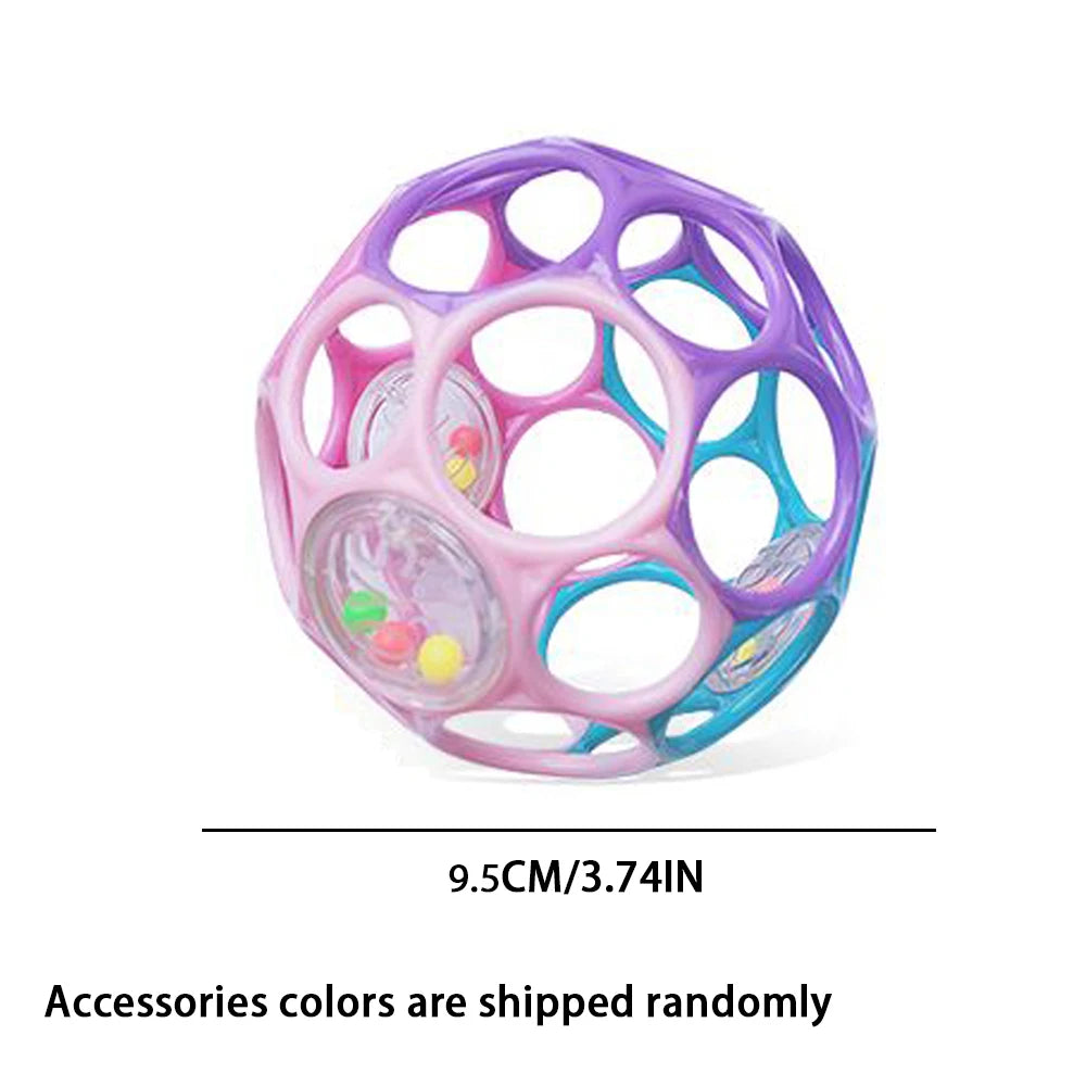 Soft Baby Grasping Ball with Bell - Sensory Rattle Toy - photo 9
