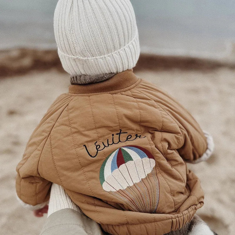 Kids Down-Cotton Padded Jacket — Warm Winter Coat | 6M–7Y