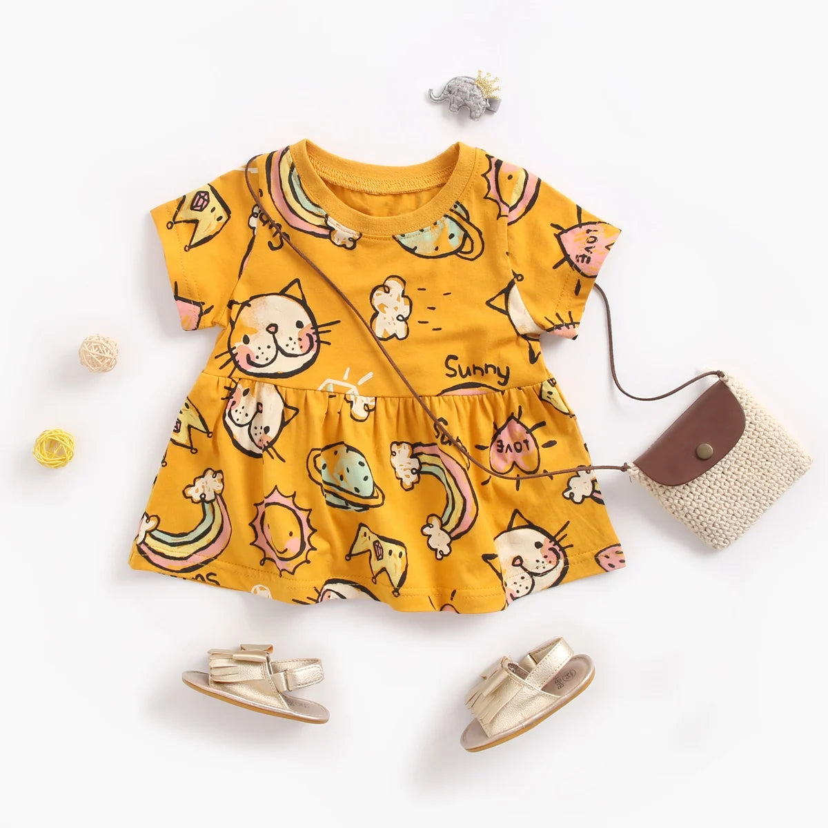 Girls Cotton Print Casual Dress | Baby & Toddler - photo 6