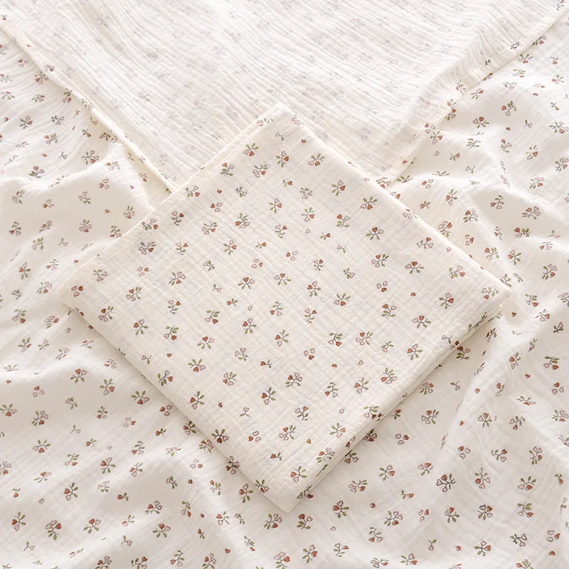 2-Layer Cotton Muslin Baby Swaddle Blanket - Kindle Kids ABC - view 8
