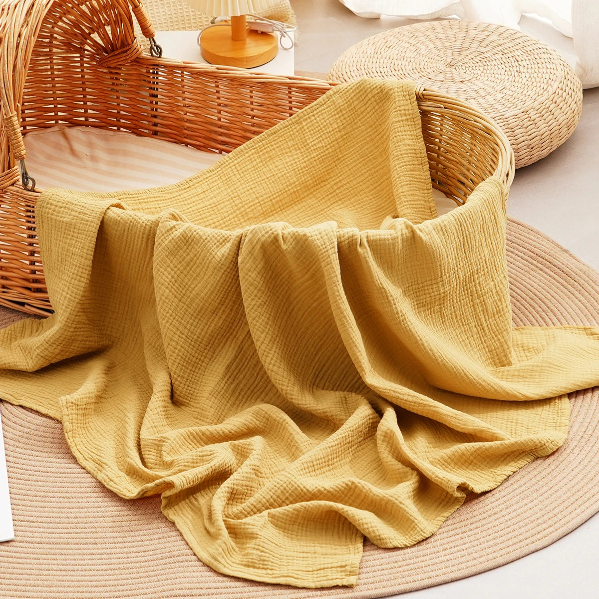 100% Cotton Muslin Baby Swaddle Wrap - Kindle Kids ABC - view 7