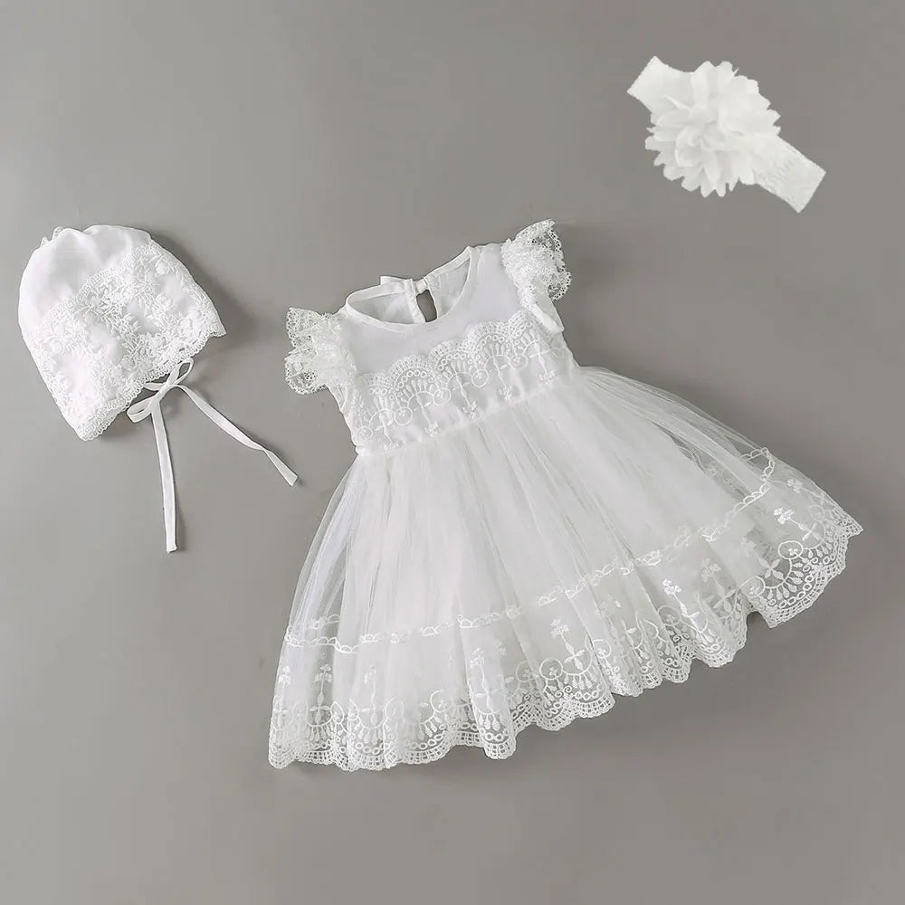 Lace Christening Gown - Kindle Kids ABC - view 15