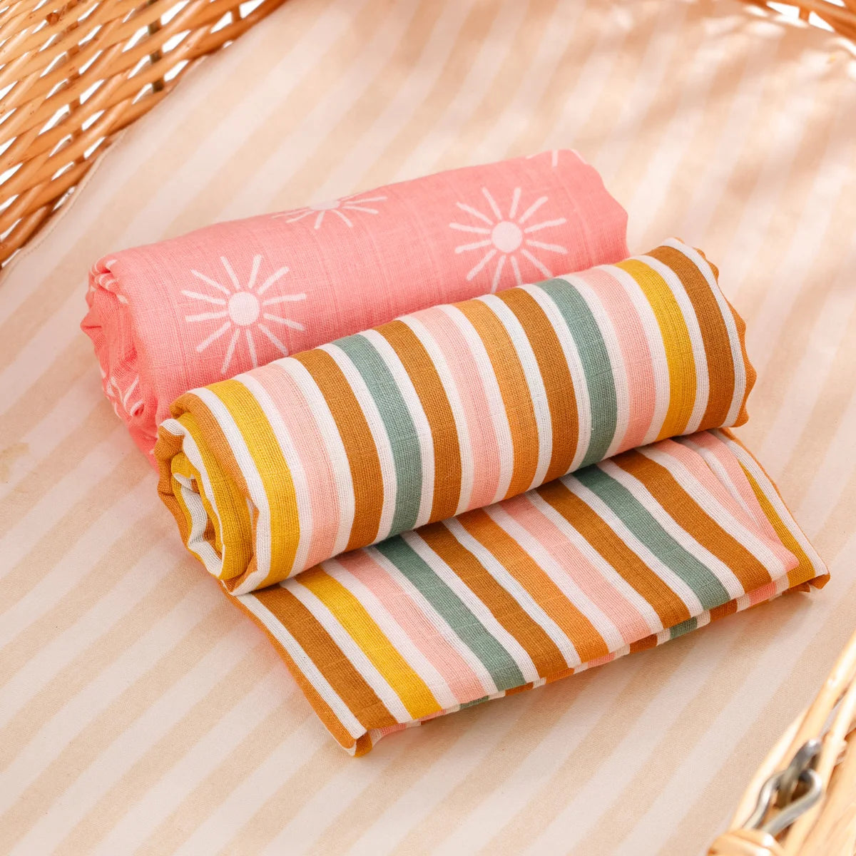 Cotton Muslin Baby Swaddle Blanket - Kindle Kids ABC - view 10