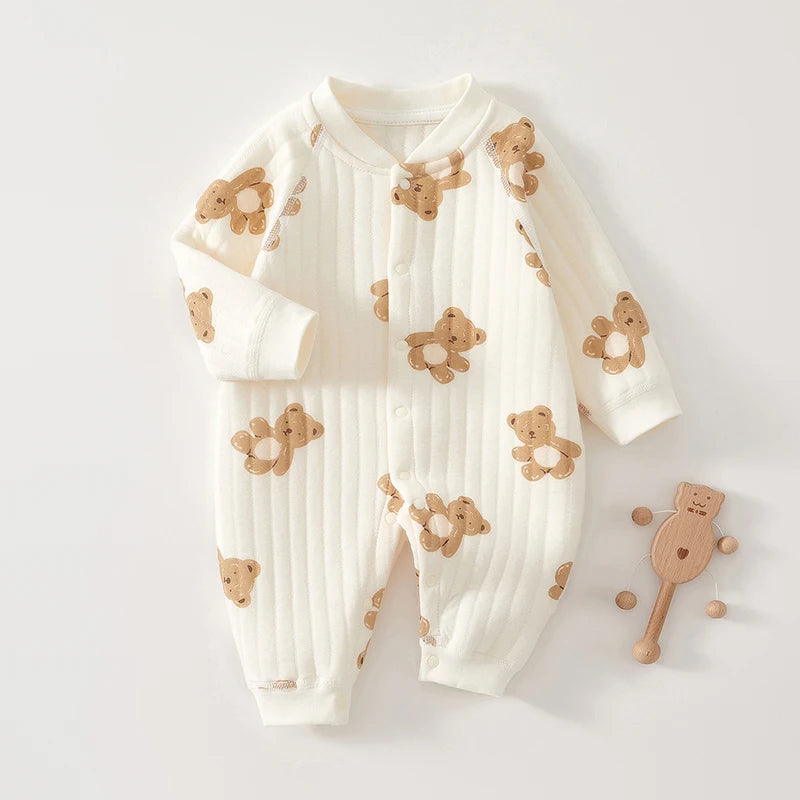 Cute Bear Cotton Romper - Kindle Kids ABC - view 7