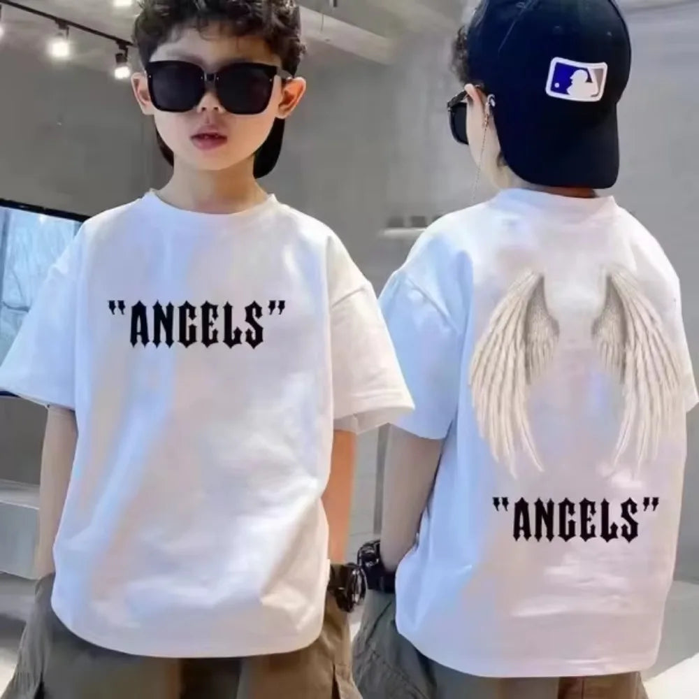 Kids Cotton Graffiti Print T-Shirt - photo 18