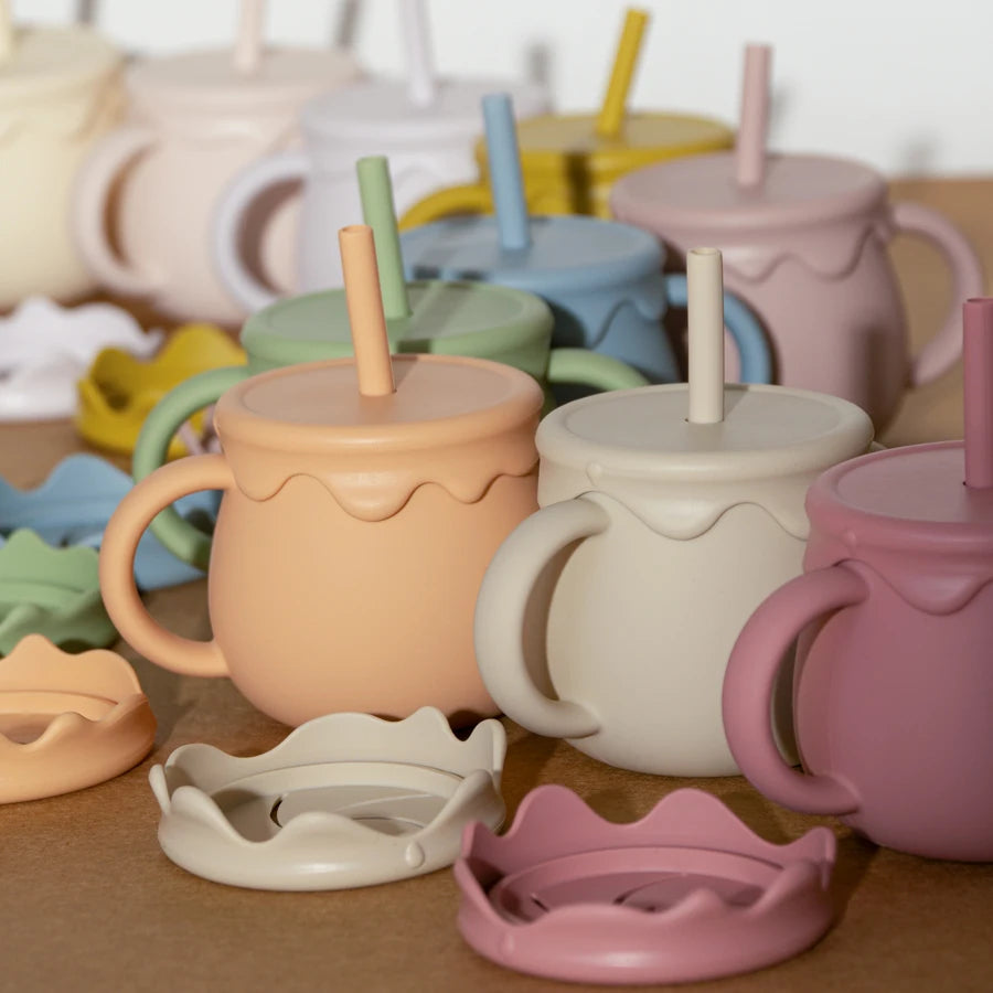 baby sippy and snack feeding cups set - photo 3