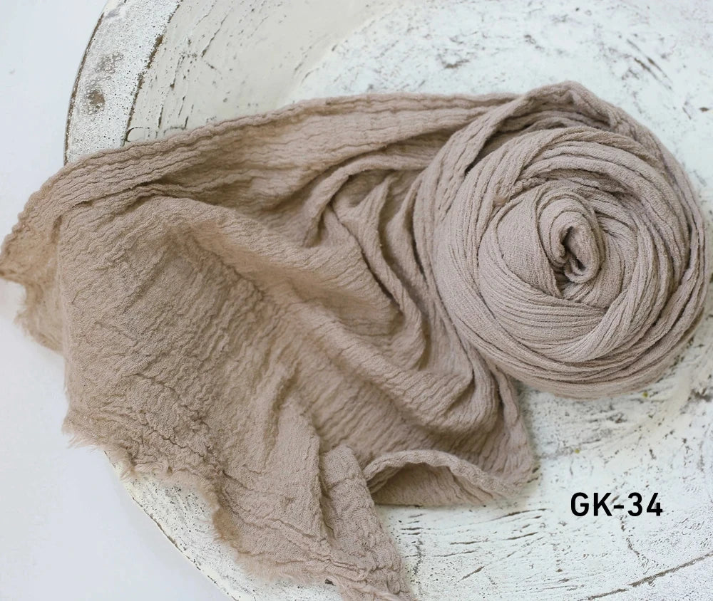 Seersucker Cotton Gauze Baby Wrap Blanket - Kindle Kids ABC - view 5