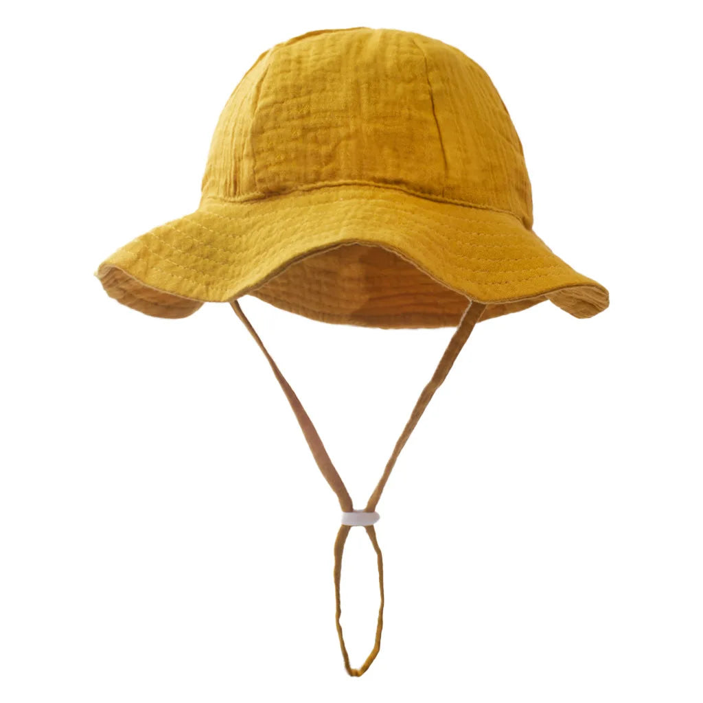 Baby Cotton Bucket Sun Hat - Breathable Fisherman Hat - photo 12