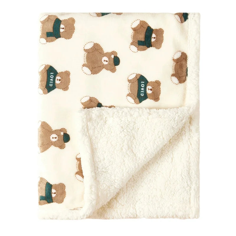 Winter Fleece Baby Blanket - Kindle Kids ABC - view 2