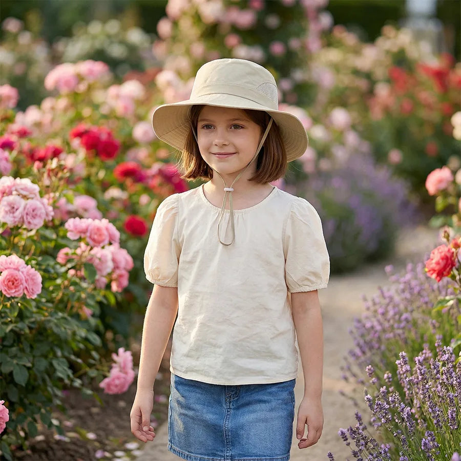 Kids Cotton Bucket Hat – UV Protection Sun Hat | Unisex | 1–10 Years - photo 2