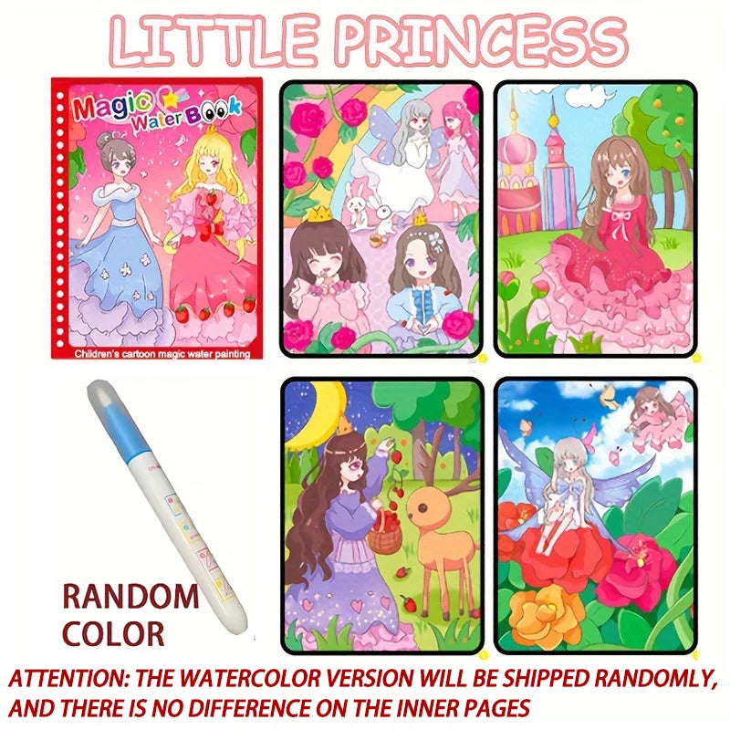 Magic Water Drawing Book - Reusable Mess-Free Colouring - photo 7