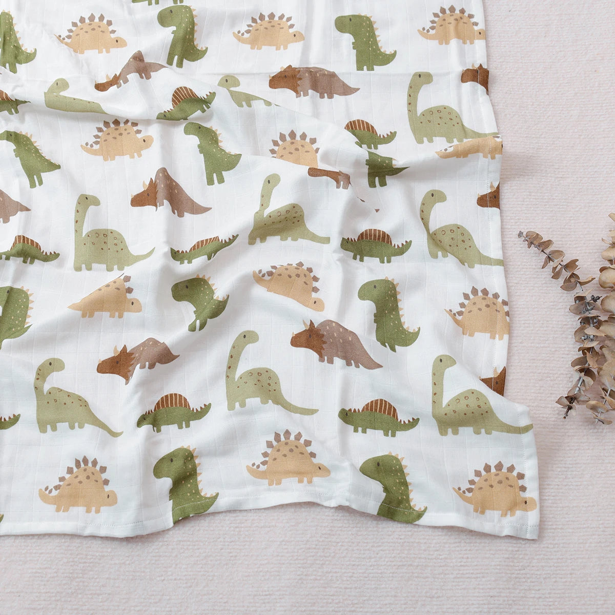 Bamboo Cotton Muslin Baby Swaddle Blanket - Kindle Kids ABC - view 7