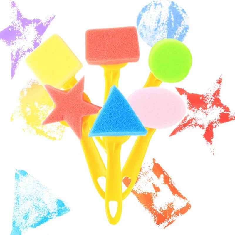 Kids' DIY Sponge Brush Art Set - Kindle Kids ABC - view 4