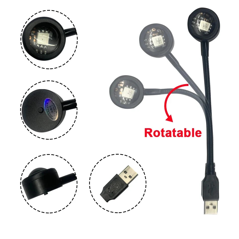 LED Sunset Lamp Projector — Mood Night Light for Kids' Room - photo 1