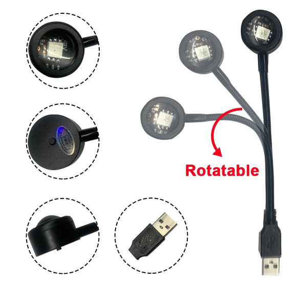 LED Sunset Lamp Projector — Mood Night Light for Kids' Room - photo 1