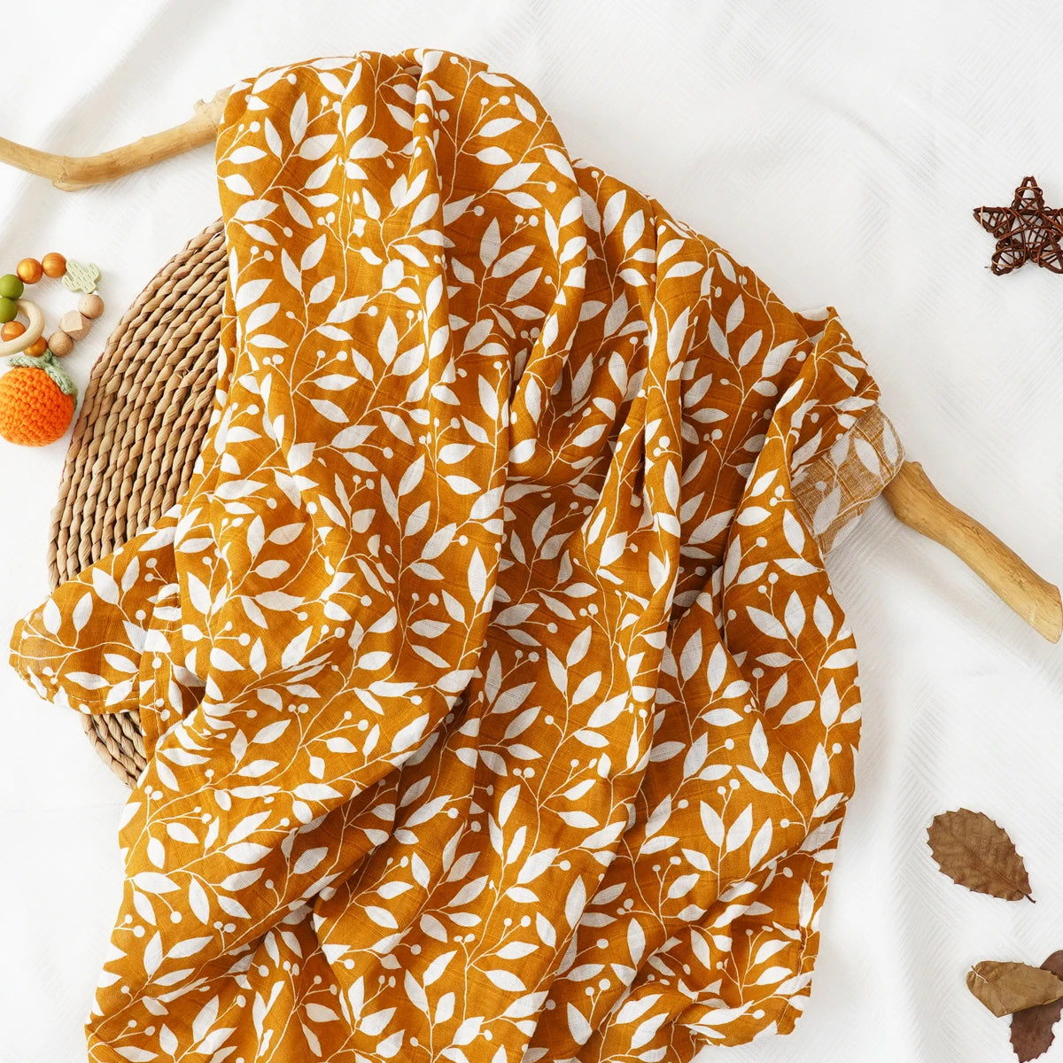 100% Cotton Muslin Baby Swaddle Blanket - Kindle Kids ABC - view 12