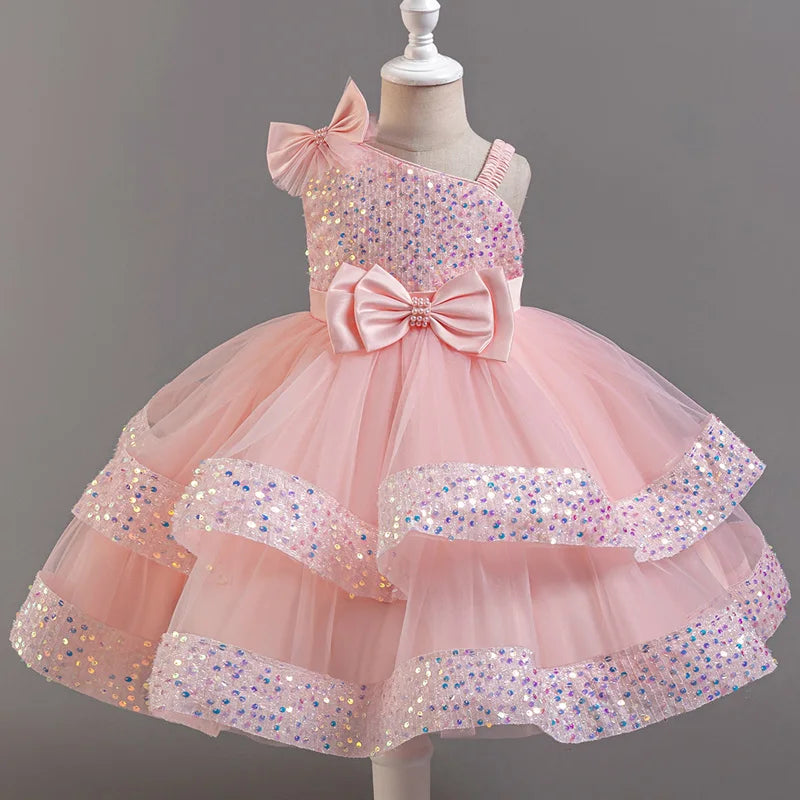 Flower Girl Sequin Tulle Dress — Ceremony & Wedding | 12M–5T - photo 6
