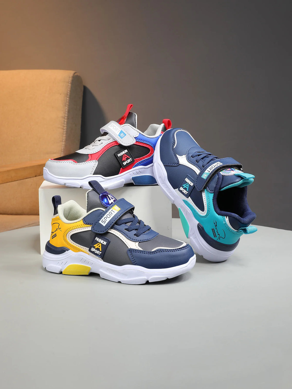 Kids Sport Sneakers — Leather Breathable Non-Slip | EU 31–40 - photo 5