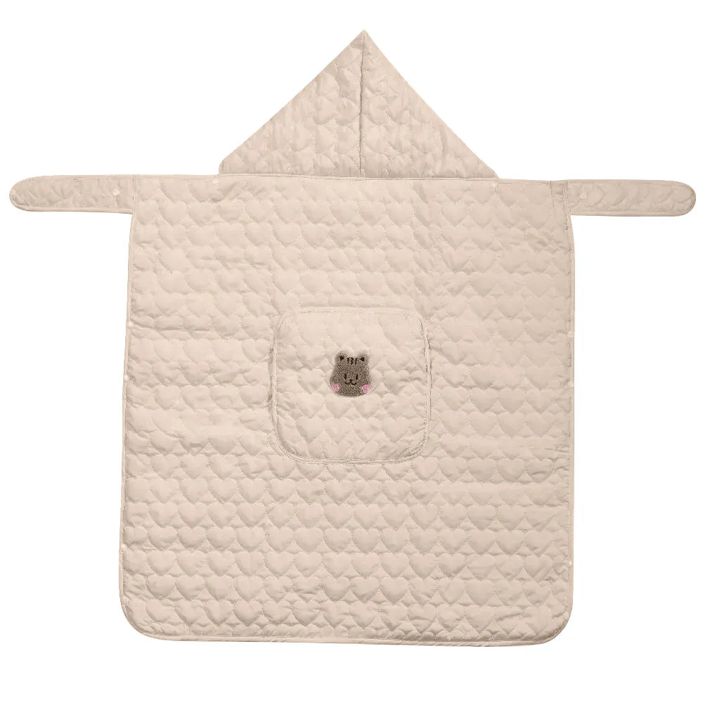 Fleece Hooded Baby Stroller Cape - Kindle Kids ABC - view 6