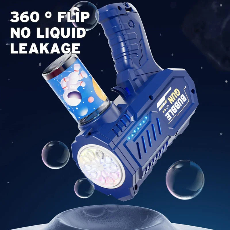 Rocket Bubble Gun – Automatic Bubble Blower Machine for Kids | Outdoor Play - photo 4