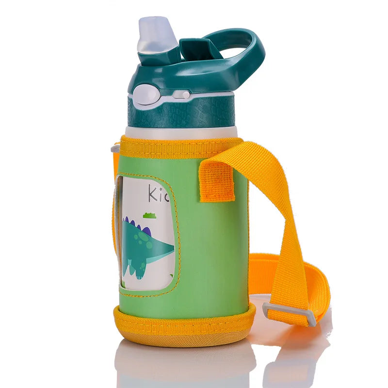 Kids Insulated Straw Water Bottle — 400ml Stainless Steel | Toddler+ - photo 10