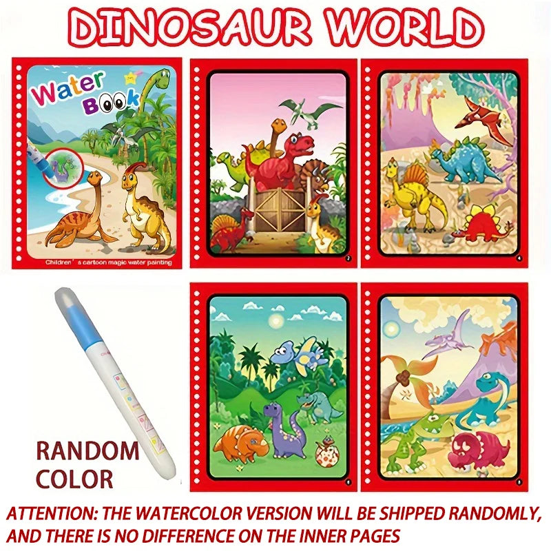 Magic Water Drawing Book - Reusable Mess-Free Colouring - photo 9