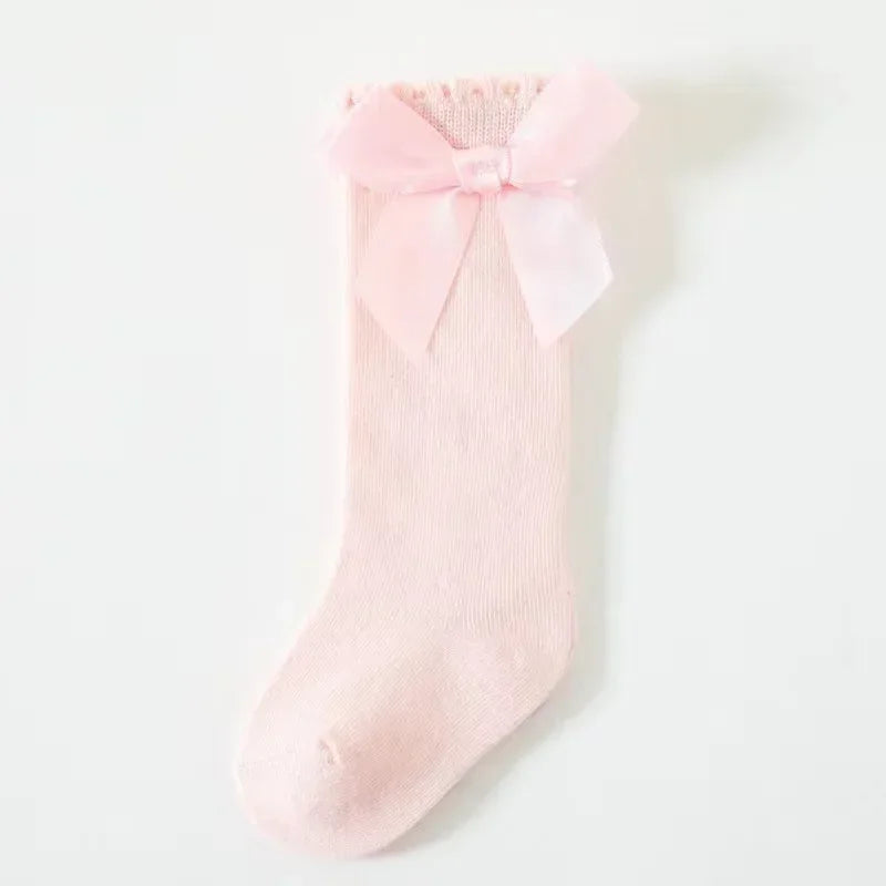 Red Bow Knee-High Baby Socks - Kindle Kids ABC - view 4