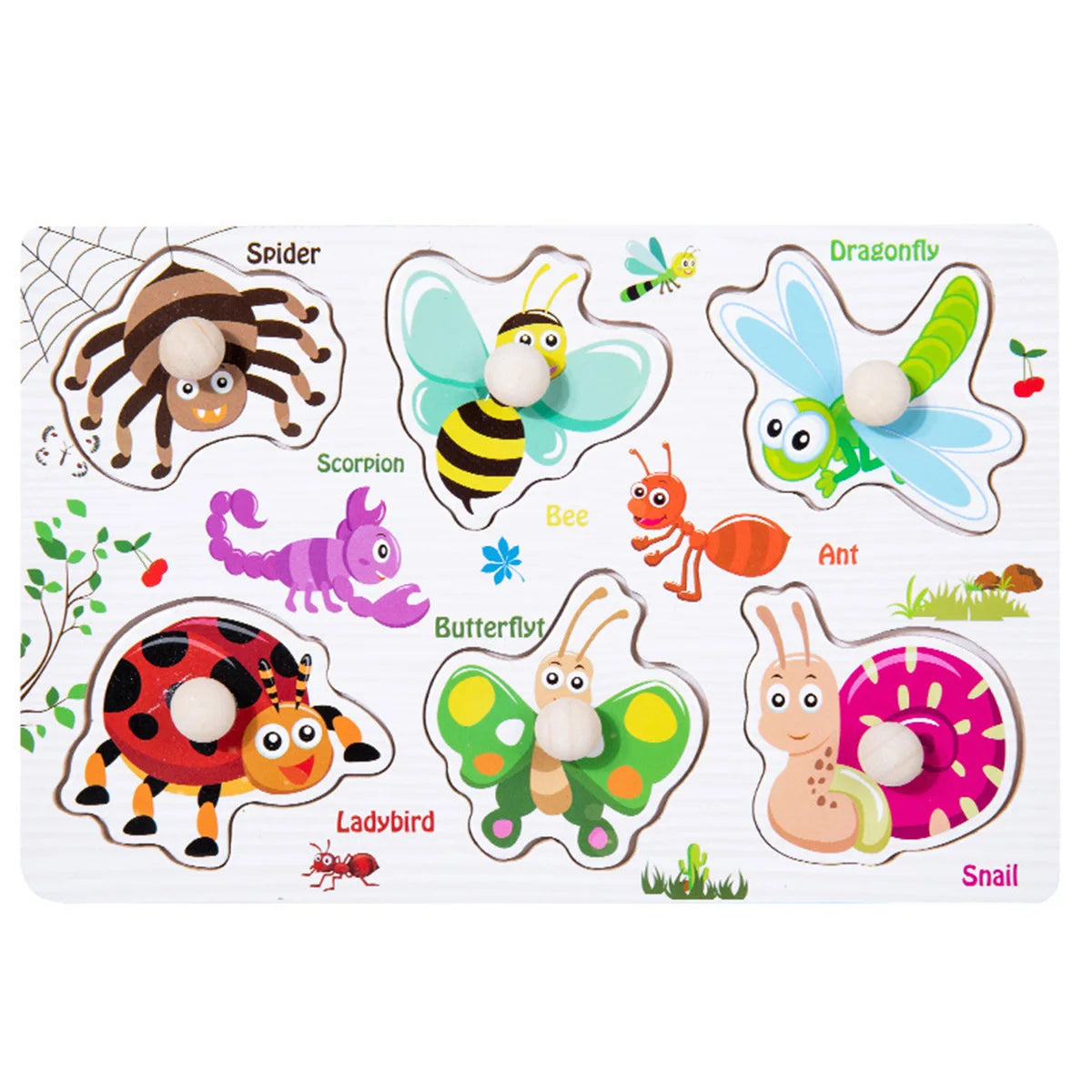 Montessori Wooden Jigsaw Puzzle — Animal & Shape Learning Board | Ages 1–4 - photo 11