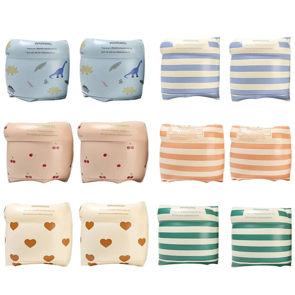 Kids Inflatable Swim Arm Floats - colour range