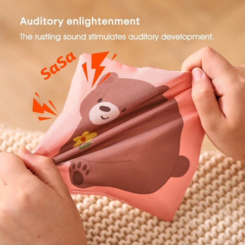 Montessori magic tissue box sensory toy for babies - photo 5