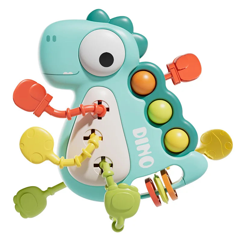 Montessori pull-string sensory teething toy for babies - photo 13