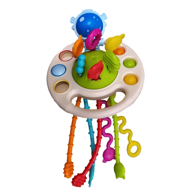 Montessori pull-string sensory teething toy for babies - photo 18