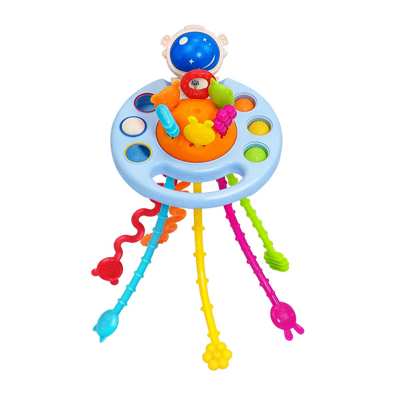 Montessori pull-string sensory teething toy for babies - photo 19